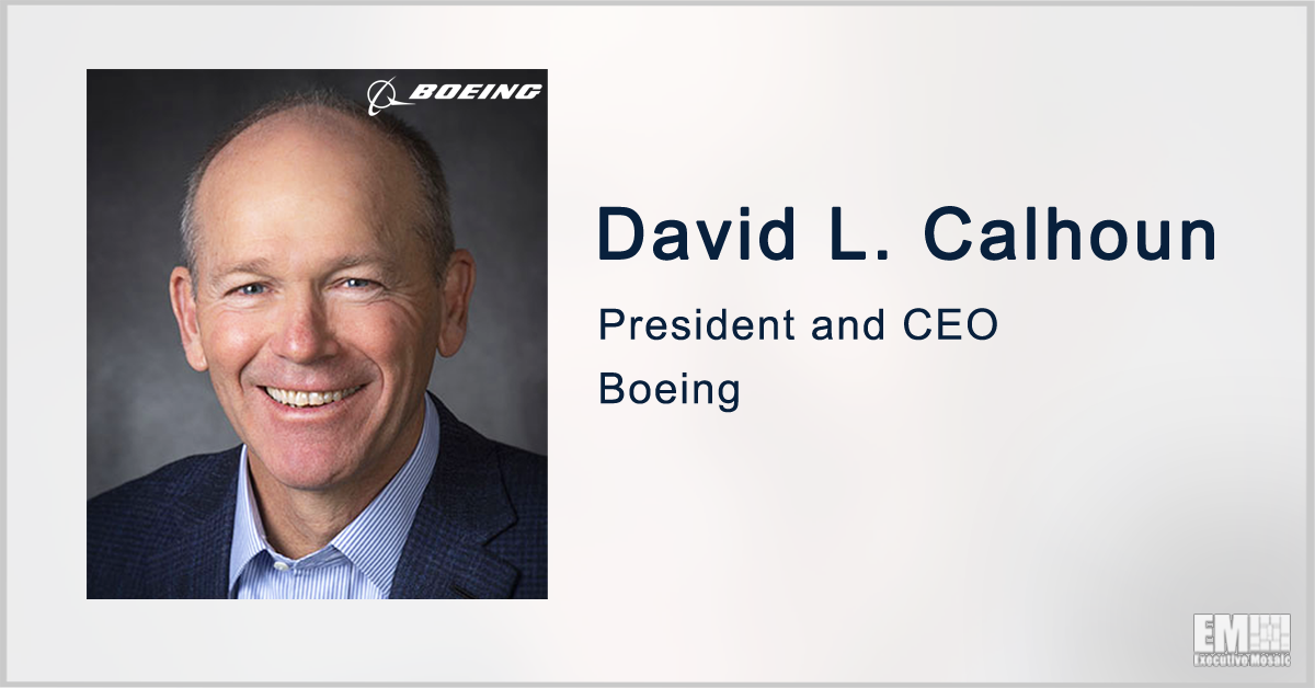 Boeing's Defense & Space Business Revenue Up 19% in FY 2021 Q1; David Calhoun Quoted