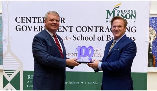 George Mason University’s Jerry McGinn Receives First Wash100 Award From Executive Mosaic CEO Jim Garrettson