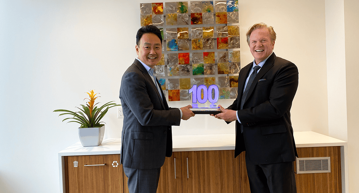 John Song, Managing Director for Baird, Receives First Wash100 Award From Executive Mosaic CEO Jim Garrettson