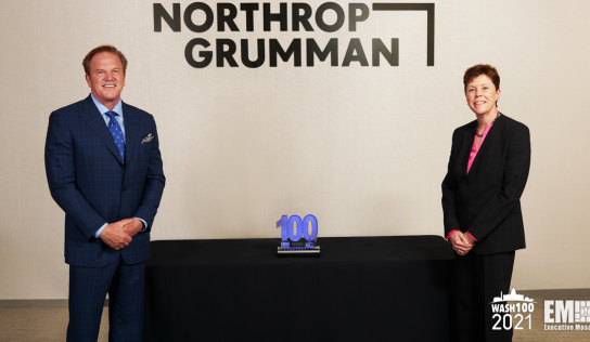 Mary Petryszyn, Northrop Defense Systems Sector President, Receives First Wash100 Award From Executive Mosaic CEO Jim Garrettson