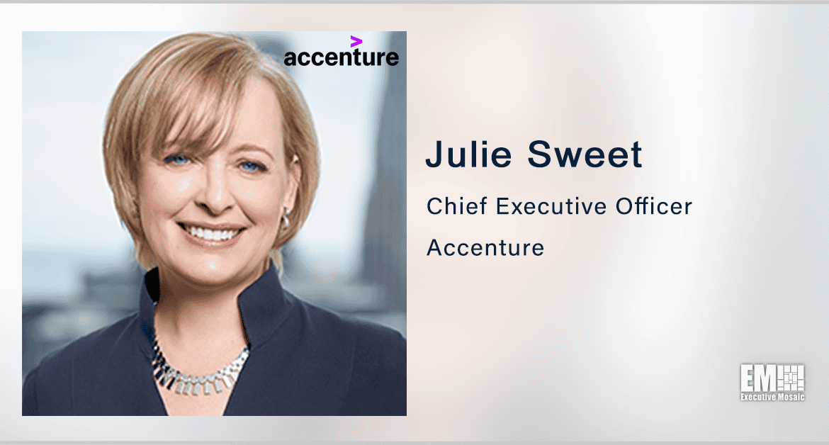 Accenture CEO Julie Sweet to Assume Additional Role as Board Chair; David Rowland to Retire Sept. 1