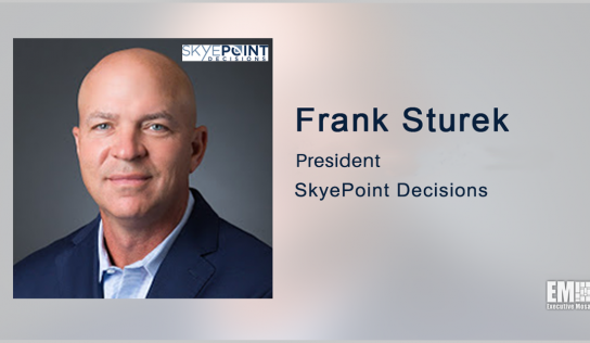 Frank Sturek Promoted to SkyePoint Decisions President