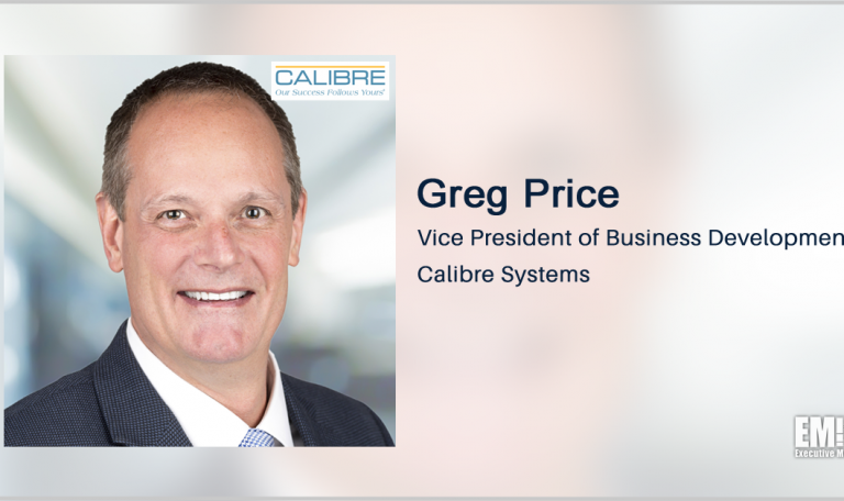 Greg Price Joins Calibre as Business Development VP - GovCon Wire