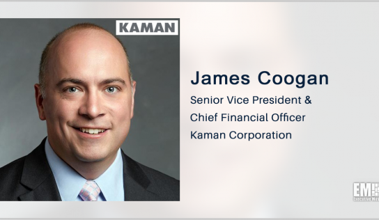 James Coogan Succeeds Robert Starr as Kaman’s Chief Financial Officer