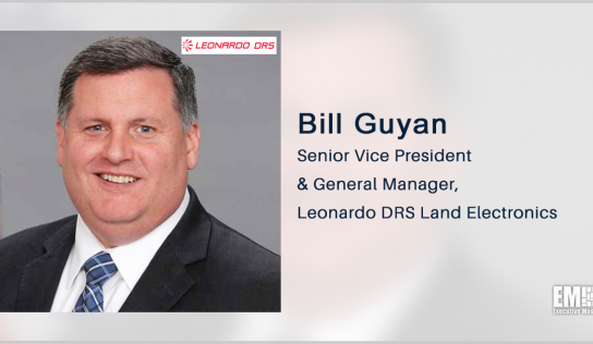 Leonardo DRS Receives $105M Delivery Order for Army Computing, Display Systems; Bill Guyan Quoted