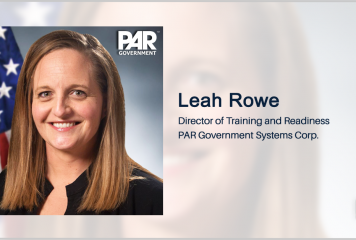 Air Force R&D Vet Leah Rowe Joins PAR Government Subsidiary