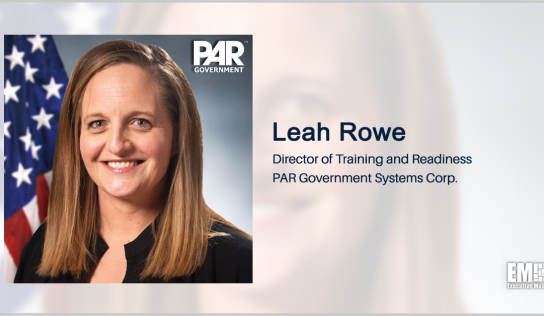 Air Force R&D Vet Leah Rowe Joins PAR Government Subsidiary