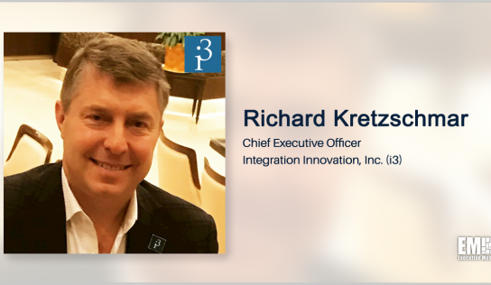 Richard Kretzschmar Promoted to i3 CEO