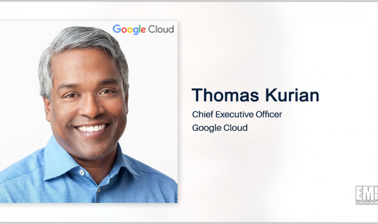 Thomas Kurian: Google Eyes Participation In DOD's Joint Warfighter ...