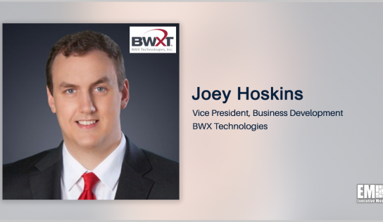 BWXT Promotes Joey Hoskins to Business Development VP