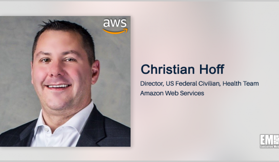 Christian Hoff Named Director of AWS Federal Civilian, Health Group