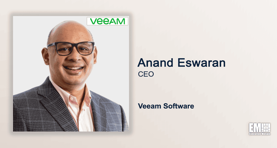 Former Microsoft Exec Anand Eswaran Named CEO of Veeam Software