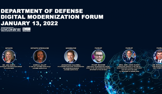 Brig. Gen. John Olson, Ronald Sega & Stuart Wagner Talk Open Architecture, Digital Strides During Panel Discussion at GovCon Wire’s DOD Digital Modernization Forum