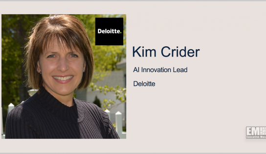 Former Military Tech Official Kim Crider to Lead AI Innovation at Deloitte