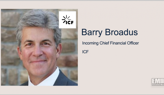 Former Dovel Exec Barry Broadus to Succeed Bettina Garcia Welsh as ICF’s Finance Chief