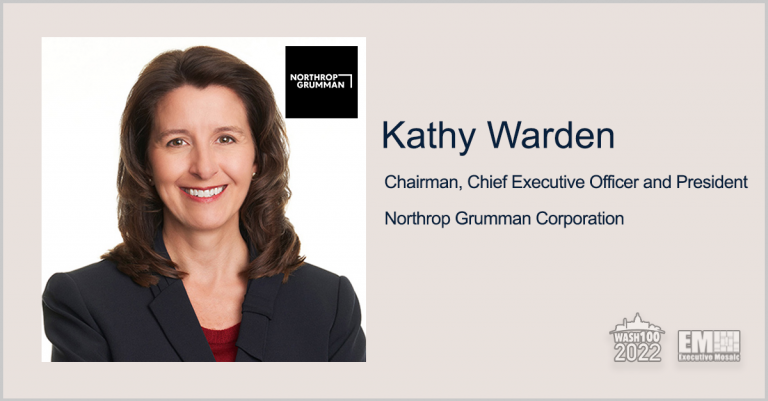 Kathy Warden, Northrop CEO, Named to 2022 Wash100 for Capital ...