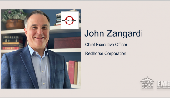 Redhorse CEO John Zangardi Wins 1st Wash100 Award for Leadership in Cybersecurity, IT Innovation