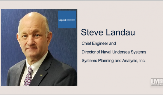 Former Navy Civilian Officer Steve Landau Named SPA Chief Engineer