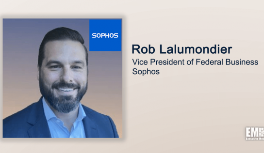 Rob Lalumondier Named Sophos Federal Business VP