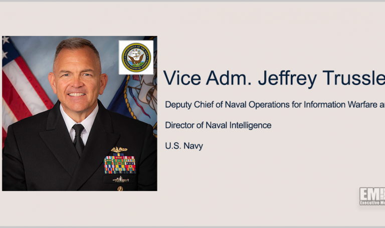 Navy Vice Adm. Jeffrey Trussler to Keynote GovCon Wire Forum on ...