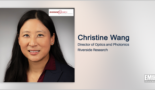 Christine Wang Named Riverside Research Optics & Photonics Director