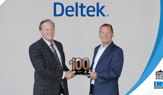 Executive Mosaic Presents Wash100 Award to GovCon Expert Kevin Plexico, SVP of Information Solutions at Deltek