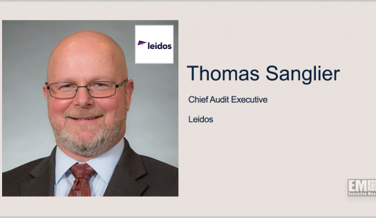 Thomas Sanglier Named Leidos Chief Audit Executive; Roger Krone Quoted