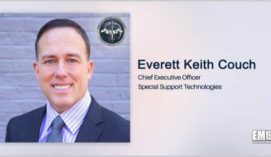 USMC Vet Everett Keith Couch Named CEO of Special Support Technologies