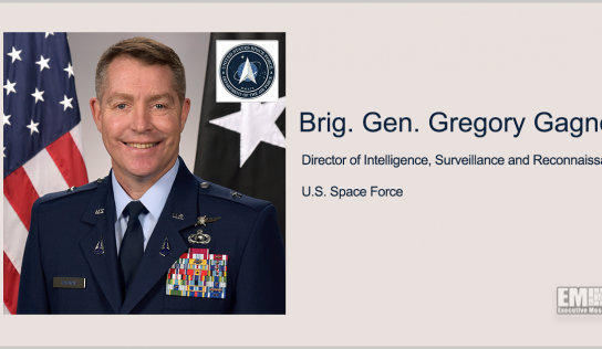 Brig. Gen. Gregory Gagnon: Space is an “Unblinking Eye” for US Intelligence in Looming China Fight