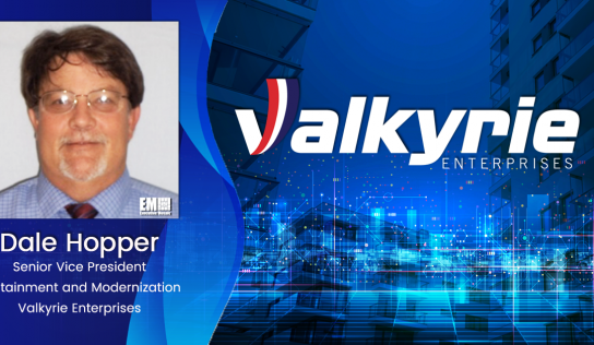 Former Amentum Exec Dale Hopper Takes SVP Role at Valkyrie