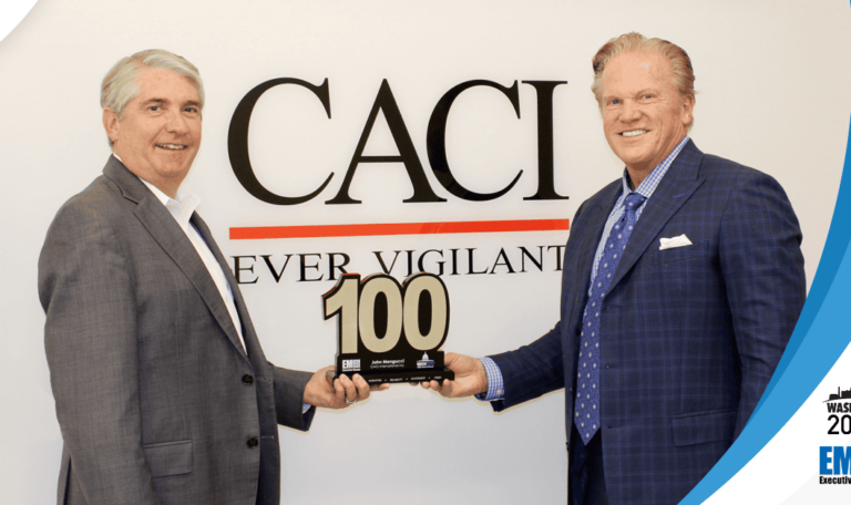 CACI President, CEO John Mengucci Receives 3rd Wash100 Award