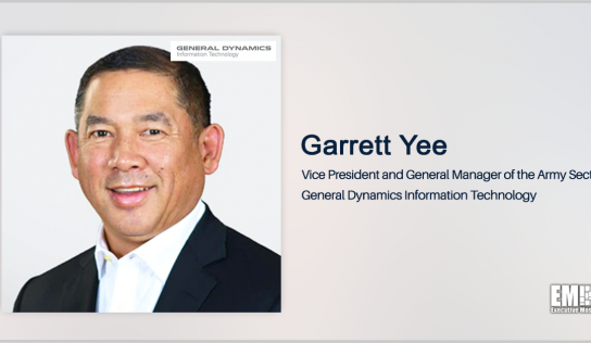 Garrett Yee Named VP, General Manager of GDIT Army Sector