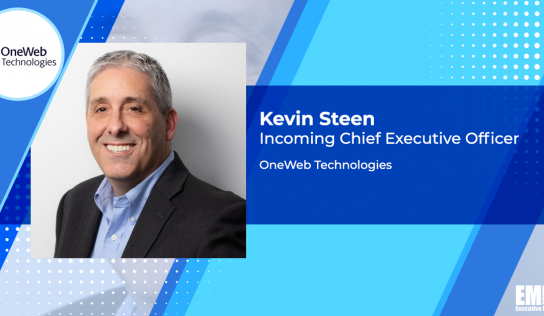 Kevin Steen to Succeed Bob Roe as OneWeb Technologies CEO