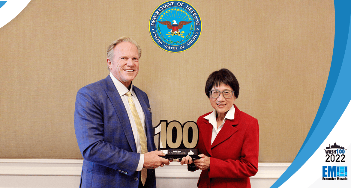 DOD Tech Chief Heidi Shyu Receives 2nd Wash100 Award From Executive Mosaic CEO Jim Garrettson