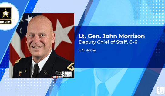 Army Lt. Gen. John Morrison Discusses Opportunities for 5G in US Military