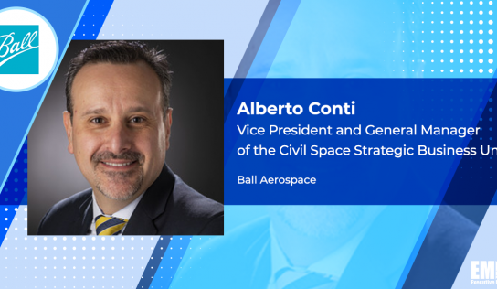 Ball Aerospace Promotes Alberto Conti to Lead Civil Space Business