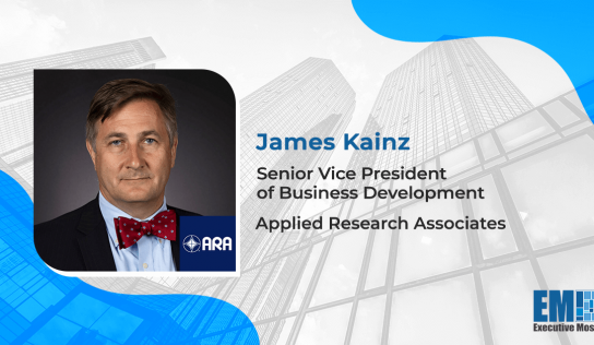 James Kainz Promoted to Applied Research Associates BD SVP