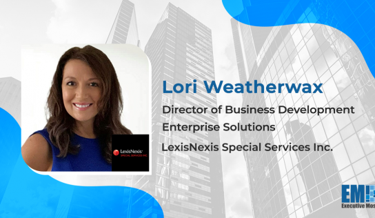 NSA Veteran Lori Weatherwax Joins LexisNexis Special Services; Haywood Talcove Quoted