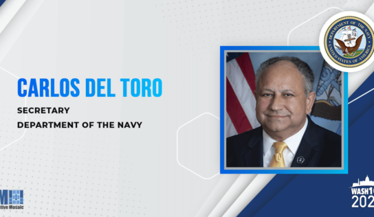 Navy Secretary Carlos Del Toro Honored With Debut Wash100 Award for Driving Modernization