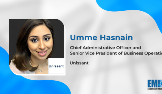 Umme Hasnain Appointed Chief Administrative Officer, Business Operations SVP at Unissant