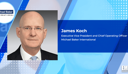 James Koch Assumes EVP, COO Roles at Michael Baker International