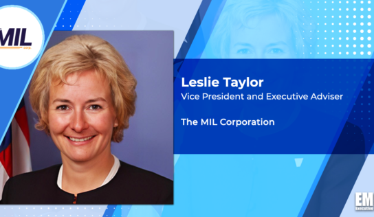 Former NAVAIR Vice Commander Leslie Taylor Assumes Defense Business VP Post at MIL Corp.