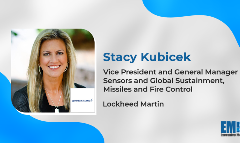 Stacy Kubicek Appointed Sensors & Global Sustainment VP, GM at Lockheed ...