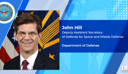 Space is a Domain of Human Endeavor, Says DOD’s John Hill