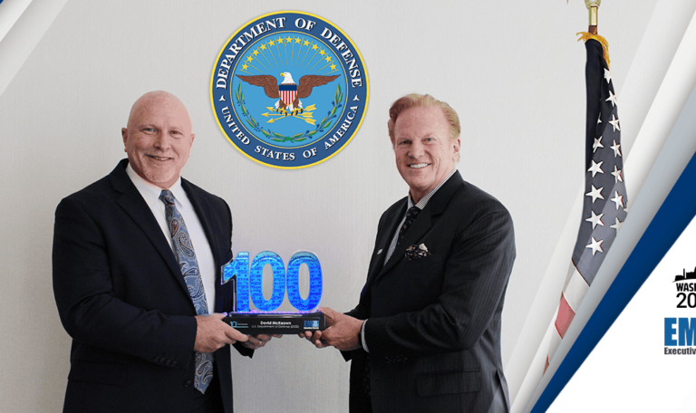 DOD's David McKeown Accepts 2023 Wash100 Award From Executive Mosaic's ...