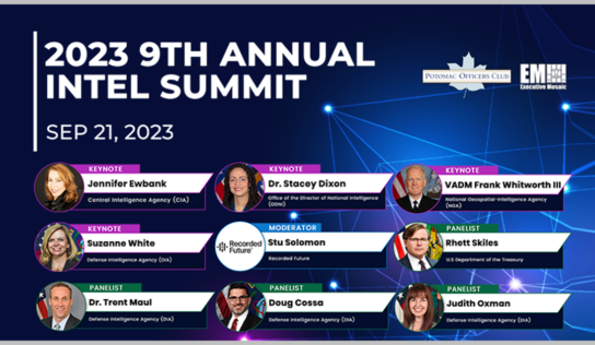 POC’s 9th Annual Intel Summit Features Headlining Speakers from ODNI, NGA, CIA & DIA