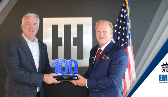 HII’s Andy Green Receives 2023 Wash100 Award From EM’s Jim Garrettson