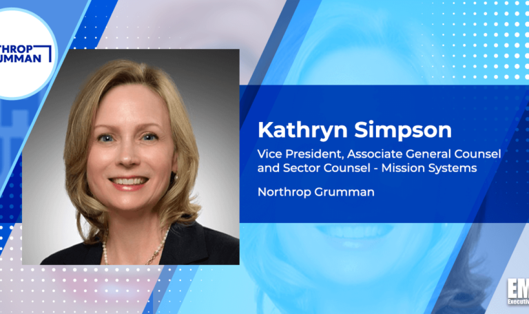 Kathryn Simpson Elected Northrop Corporate VP, General Counsel - GovCon ...