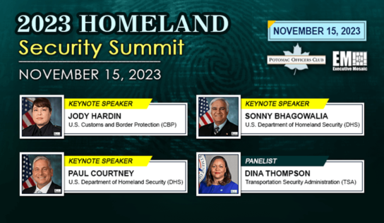 DHS & CBP Decision Makers to Speak at Upcoming POC Homeland Security Summit