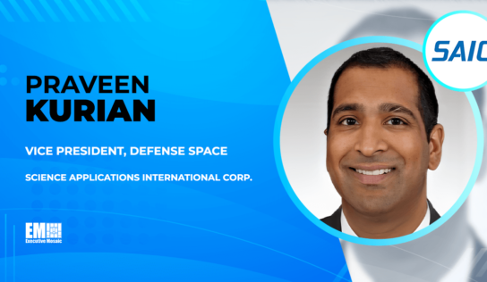 Former L3Harris Senior Director Praveen Kurian Named Defense Space VP at SAIC